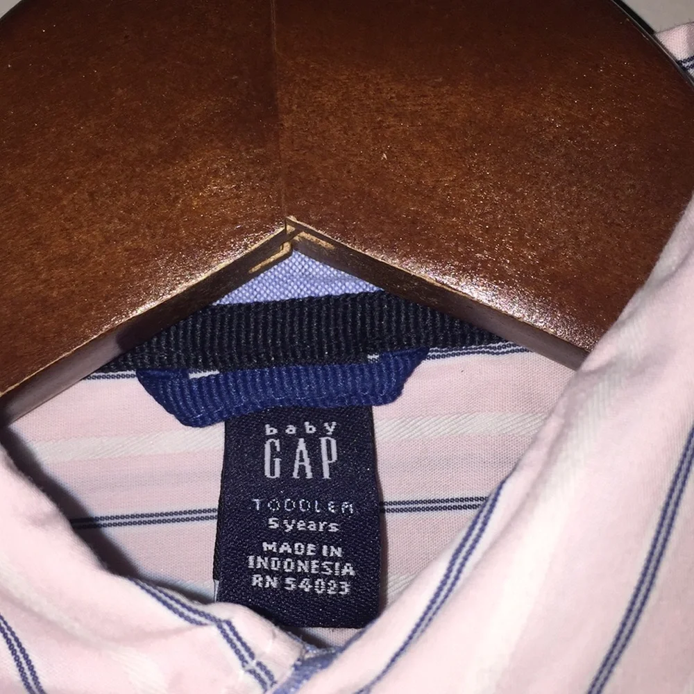 Gap Toddler Boy light Pink Dress Shirt Size 5T